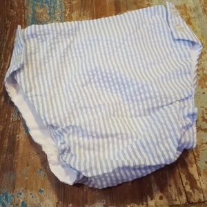 Seersucker diaper cover